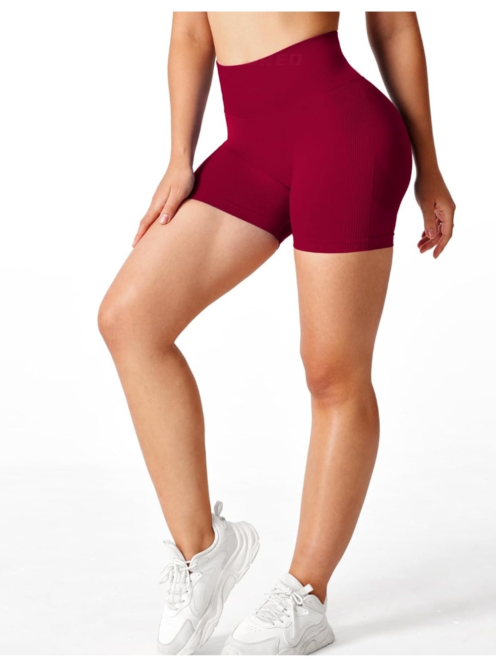 High-Rise Seamless Gym Yoga Biker Shorts